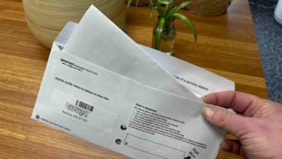 ballot in envelope