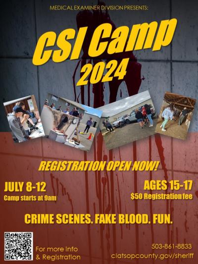 This Flyer is for 2024 CSI Summer Camp Registration